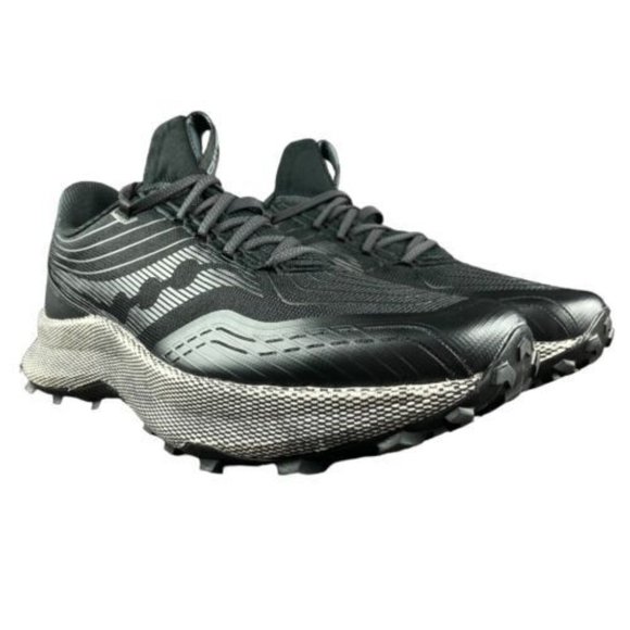 Saucony Men\'s Endorphin Trail Black Gravel Running Shoes S20647-10 Sizes 9 - 13 main image 7